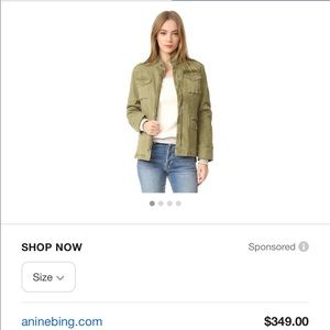 Anime bing army jacket